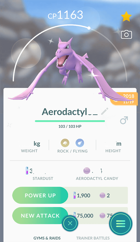 Aerodactyl, Pokémon