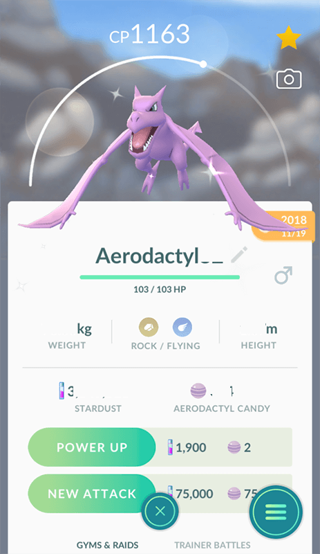 How rare is Aerodactyl? : r/pokemongo