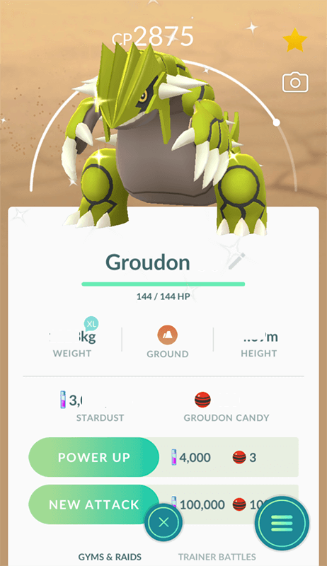 groudon shiny