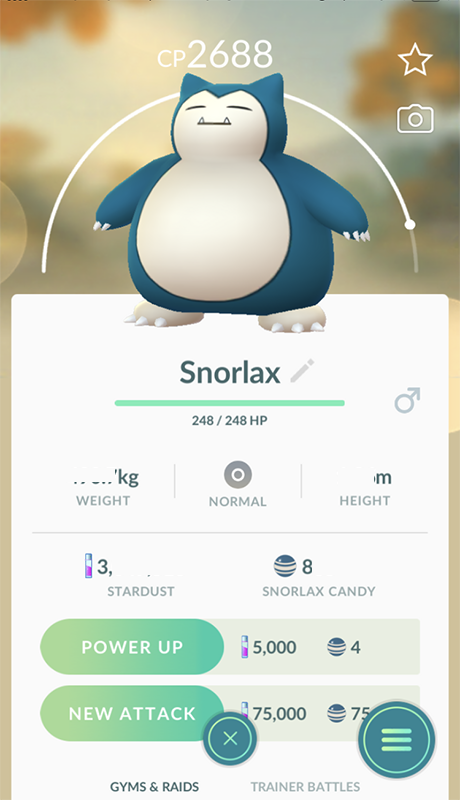 Pokemon Go Shiny Snorlax Super Rare