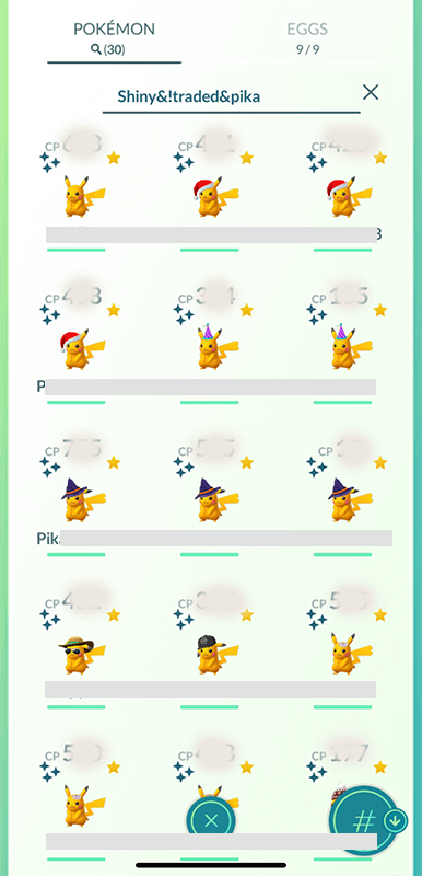 List of available Shiny Pokémon in Pokémon GO