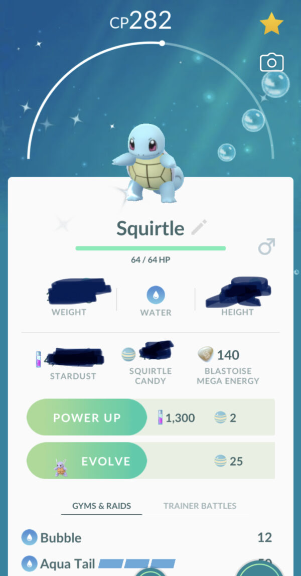 Shiny Squirtle Trading