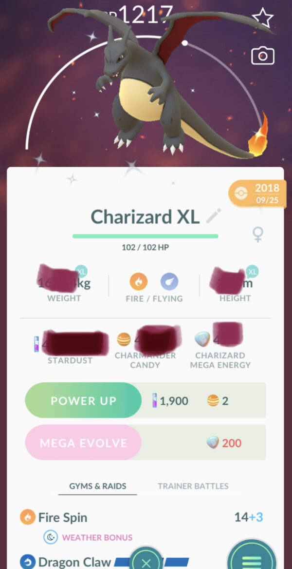 Shiny Charizard Trading POGO Trading