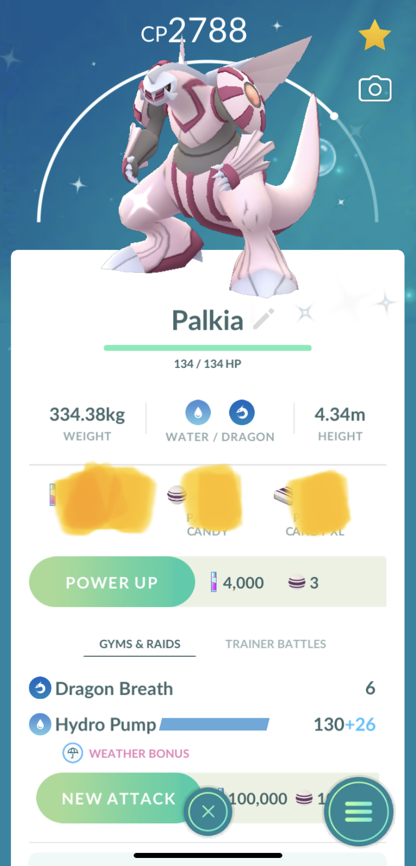 Shiny Palkia - Pokemon Go
